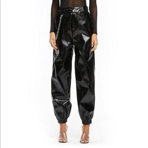 I AM GIA leather cargo pants